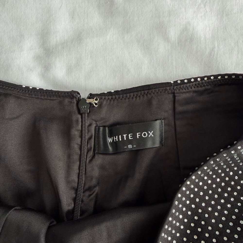 White Fox “Dance for Me” Black Mini Skirt - Picture 3 of 5